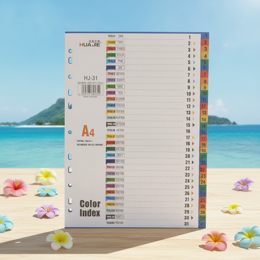 Chia File Nhựa 31 Số